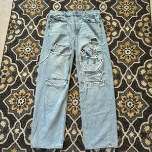 Size 16 Distressed American Eagle Jeans